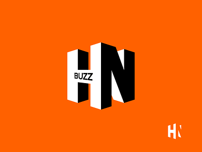 HN Logo Design cliffex lettermark logo mark typogaphy