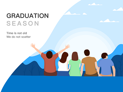 Graduation season illustrations