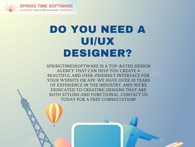 Do You Need A Ui Ux Designer By Springtimesoftware On Dribbble