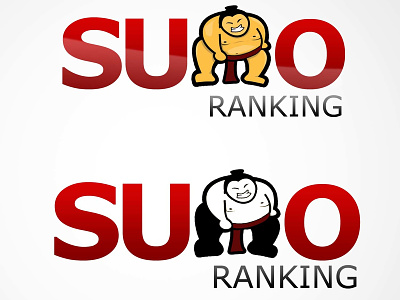 Sumo Ranking logo advertisement colors design icon illustration logo. intro typography ui vector web