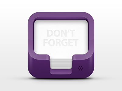 Don't forget icon 3d app calendar dont forget icon ios iphone voice