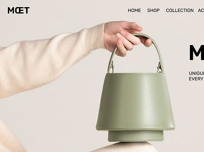 Web design. Luxury bags. adobexd branding dailyui design web design website design