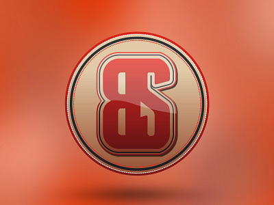 BS badge ball base baseball bs icon logo