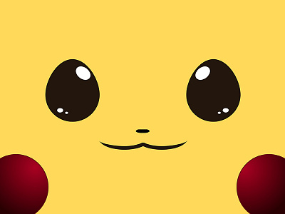 Flat Pikachu by Jonathan Petitjean on Dribbble