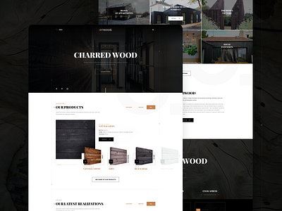 Charred wood website