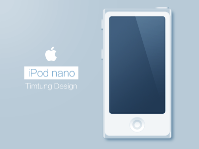 iPod nano apple button clean graph icon interface ios ipod ipod nano light metro ui