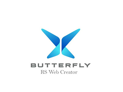 BUTTERFLY RS Web Creator app branding design graphic design illustration logo typography vector