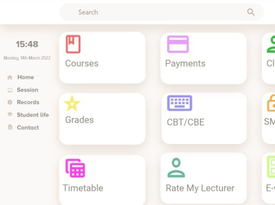 School Portal material icons portals simplicity ui