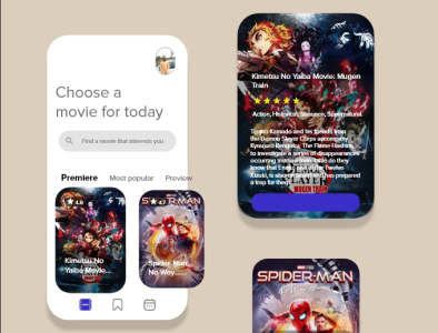 Movie Tickets branding graphic design ui ux vector