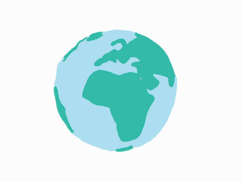 Happy Earth Day animation branding design drawing earth gif illustration mirumee quality typography