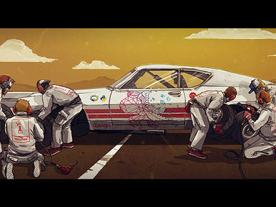 "Django, fast" #01 django high performance illustration mirumee nascar quality racing speed web apps