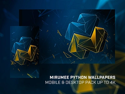 Mirumee Python Wallpaper Pack (with download) artwork design handmade illustration logo mirumee python quality wallpaper webdesign