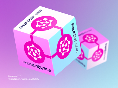 GraphQL Wroclaw - 360' Sticker Cube