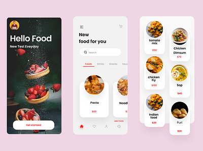 Food Delivery App design mobile ui user user ex user interface ux