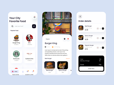 Food delivery mobile app