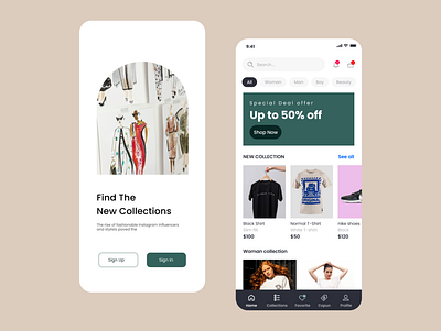 E-Commerce - Mobile App app branding design e commerce mobile shop typography ui user interface user research useri ux web