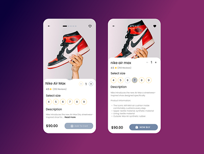 Nike Shop UI app branding design nike shop typography ui user interface ux