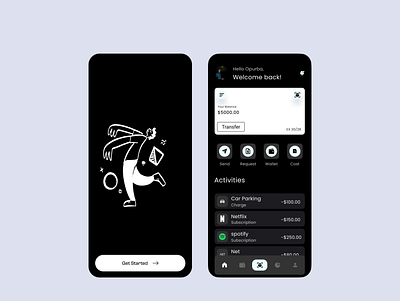 Finance App Design app banking branding design finance app design mobile typography ui user interface ux