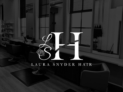 Laura Snyder Hair branding identity logo