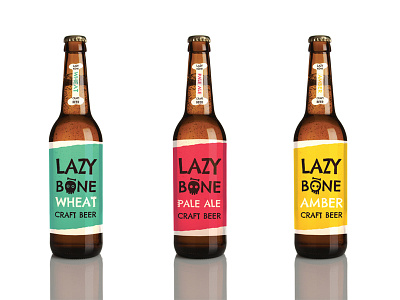 Lazy bone beer bone caribbean craft labels lazy