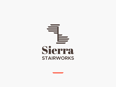 Sierra Stairworks branding logo logodesign manufacturer manufacturer logo original stairs stairs logo stylish wood