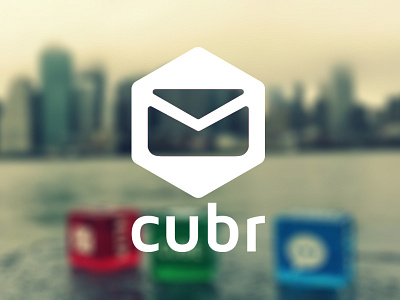 Cubr app app logo cube cubr envelope logo message messanger