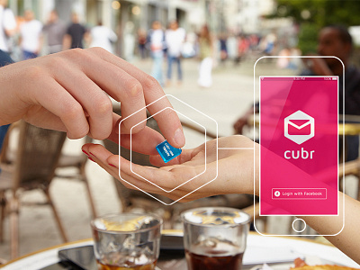 Cubr app app pattern behance cube cubr icon icons message messanger pattern presentation ui