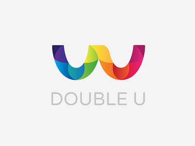 Double U application colorful corporate development dubai id it logo