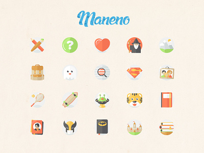 Maneno icons application apps branding children ipad kids reading