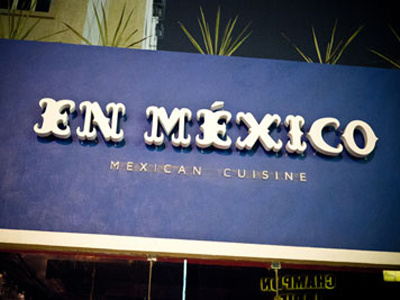 Ex Mexico signboard branding mexico restaurant signboard