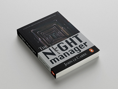 "The Night Manager" Book Cover book cover graphic design layout design the night manager