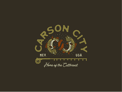 Visit Carson City Merchandise Design carsoncity illustration westernbranding westerndesign