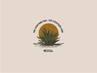 For Everything Bad, For Everything Good Mezcal Illustration illustration logodesign mezcal mezcalbranding