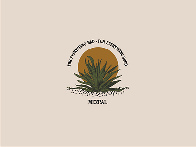 For Everything Bad, For Everything Good Mezcal Illustration