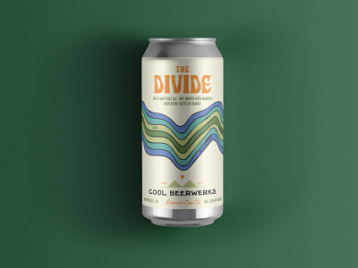 The Divide Beer Label Cool Beerwerks beerlabel candesign