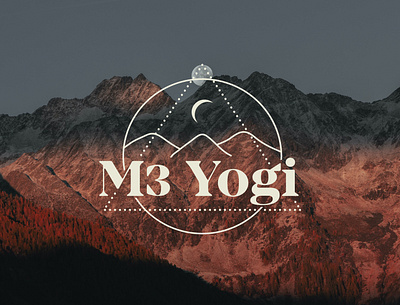 M3 Yogi Logo Design gesometricgraphicdesign yogadesign