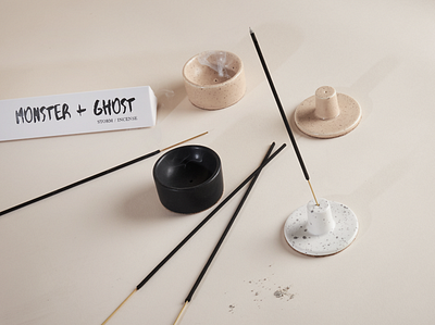 Monster + Ghost Brand Identity brandidentity candlebranding incense
