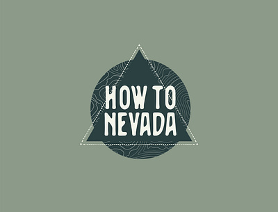How To Nevada Campaign Sticker Design howtonevada logodesign nevadadesign organic stickerdesign