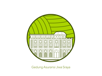 Insurance Building architecture design merch design old building old town semarang