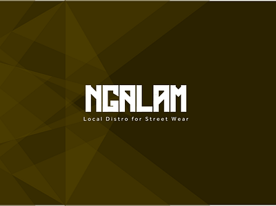 Ngalam Street Wear branding distro graphic design local logo street art