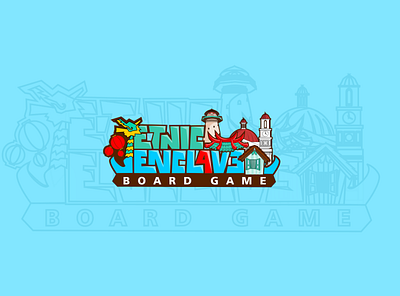 Etnic Enclave Board Game board game board game logo branding logo