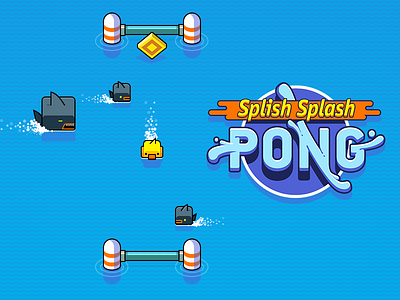 Splish Splash Pong arcade casual cube duck game ios ipad iphone ipod