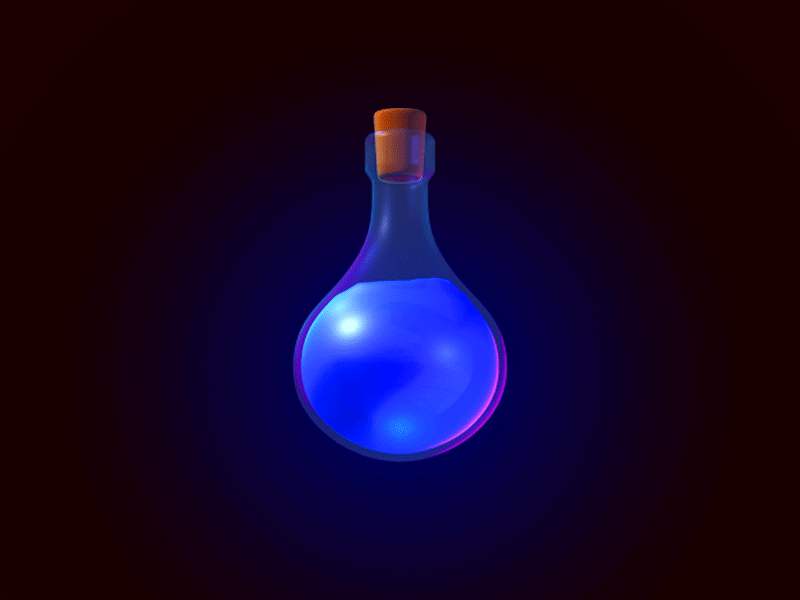 Magic Potion 3d animation gamedev grlmc indiedev