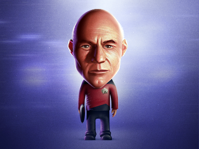 Jean-Luc Picard captain characters fanart grlmc jean luc picard star trek