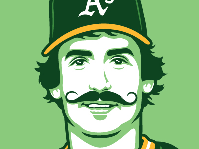 Rollie Fingers as baseball oakland