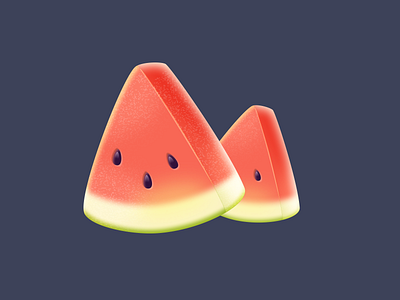 Watermelon icon illustration