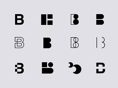 Letter B b branding design illustration letter lettering lettermark letters logo pulcedesign vector