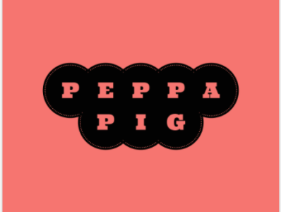 peppa pig background branding design illustration logo movies peppa pig tv