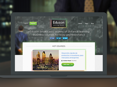 Eduson.tv - design