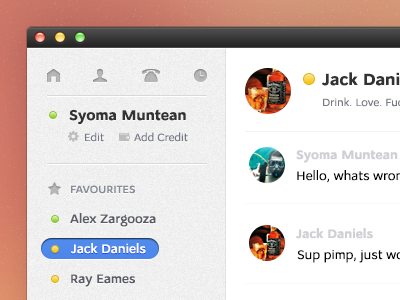 The New Skype app difiz gui jack daniels skype syoma ui